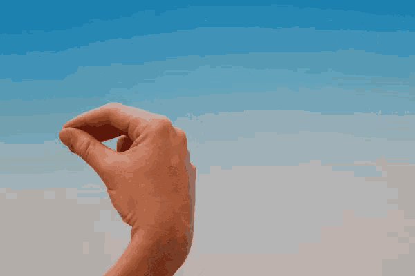 a person 's hand is shown with the words fala serio above it