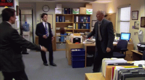 The Office Dwight Schrute GIF - The Office Dwight Schrute Tackle GIFs