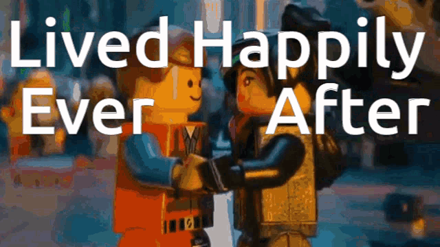 Lived Happily Ever After Emmit And Lucy GIF - Lived Happily Ever After Emmit And Lucy Lucy GIFs