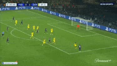 a soccer game between par and dor is being shown on cbs sports