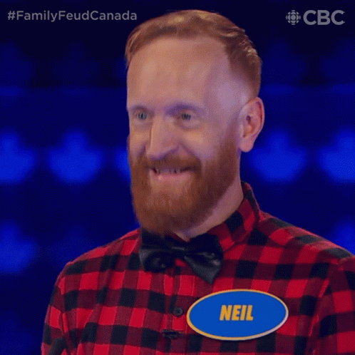 Nodding Neil GIF - Nodding Neil Family Feud Canada GIFs
