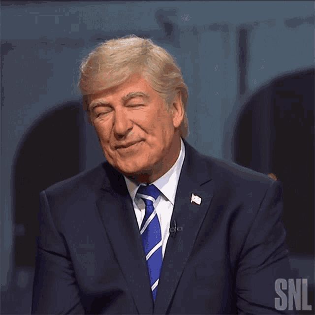Smiling Donald Trump GIF - Smiling Donald Trump Saturday Night Live GIFs