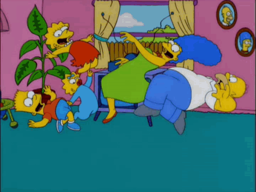 The Simpsons The Matrix GIF - The Simpsons The Matrix Couch Gag GIFs