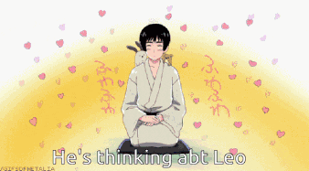 Japan Hetalia Leopan Peak GIF