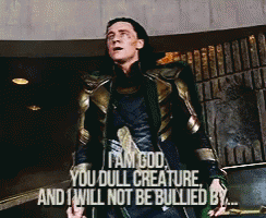 Tom Hiddleston Loki GIF - Tom Hiddleston Loki Bullied GIFs