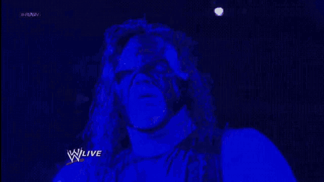a wrestling match is being shown on the wwe live network