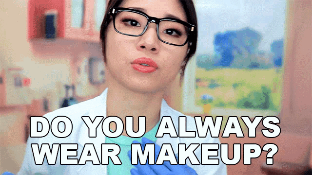 Do You Always Wear Makeup Tingting Asmr GIF - Do You Always Wear Makeup Tingting Asmr Do You Wear Makeup All The Time GIFs