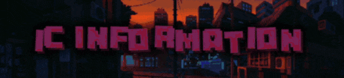 ic information is displayed in purple letters on a dark background