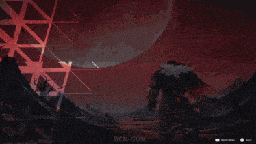a screenshot of a video game with the name ben-gun