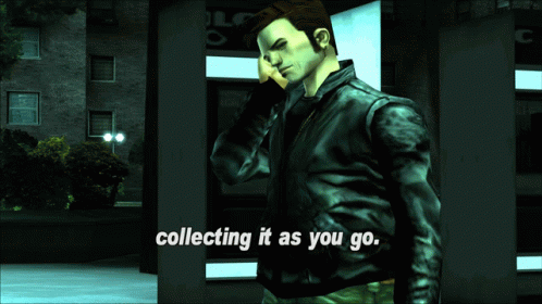 Gtagif Gta One Liners GIF - Gtagif Gta One Liners Collecting It As You Go GIFs