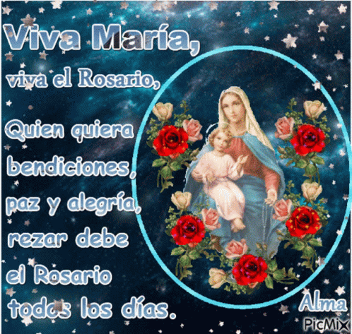 Virgen Maria Bendiciones GIF - Virgen Maria Bendiciones Paz Y Alegria GIFs