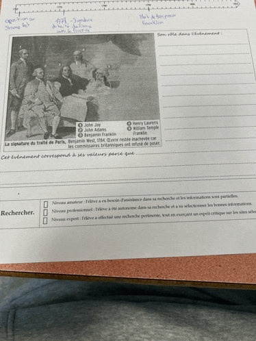 a piece of paper with a picture of john adams on it