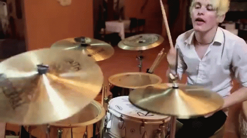 K GIF - Drums Music GIFs
