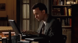 Tom Hanks Typing GIF - Tom Hanks Typing Laptop GIFs