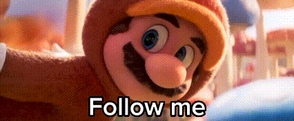 Tanooki Mario Follow Me GIF - Tanooki Mario Follow Me GIFs