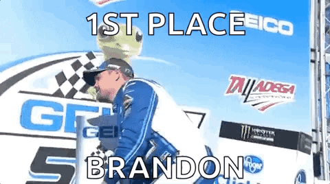 Blue Ribbon First Place GIF - Blue Ribbon First Place Nascar GIFs