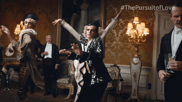 Dancing Lord Merlin GIF - Dancing Lord Merlin The Pursuit Of Love GIFs