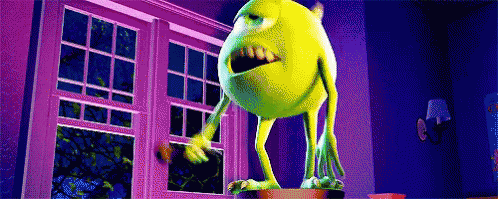 Monsters Inc <3<3<3 GIF - Mike Monsters Inc Mic GIFs