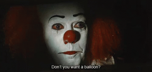 Pennywise Stephen King GIF - Pennywise Stephen King Balloon GIFs
