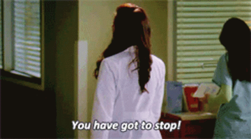 Greys Anatomy Lexie Grey GIF - Greys Anatomy Lexie Grey You Have Got To Stop GIFs