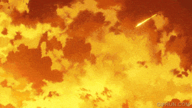 a gif from gifrun.com shows a sunset sky