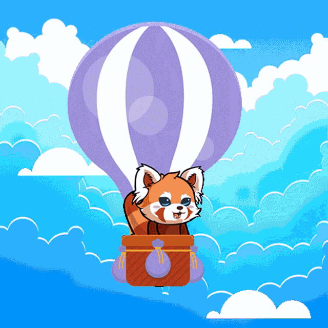 Red Panda Balloon Balloon Rps GIF