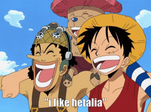 I Like Hetalia Hetalia GIF - I Like Hetalia Hetalia One Piece GIFs