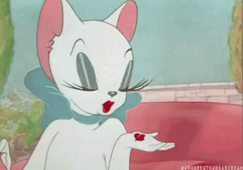 Bisous GIF - Cat Tom And Jerry Flying Kiss GIFs