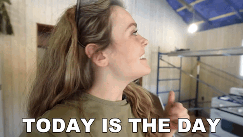 Today Is The Day Crystal Drinkwalter GIF - Today Is The Day Crystal Drinkwalter Vanwives GIFs