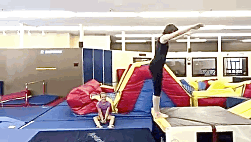 Gymnastics Gymnastics Fall GIF - Gymnastics Gymnastics Fall Funny Fall GIFs