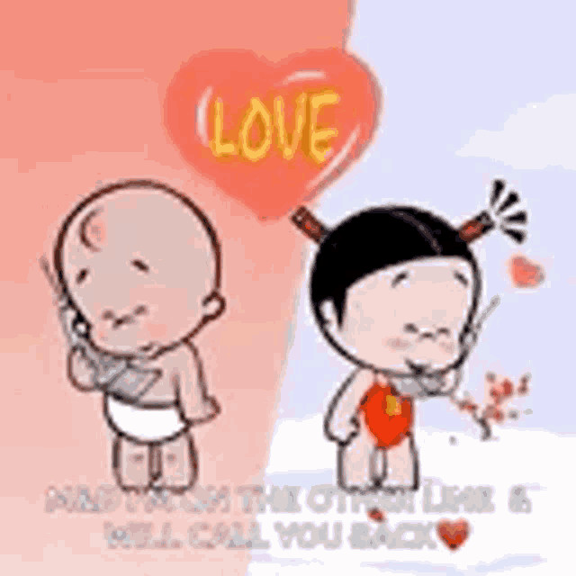 a boy and a girl are standing next to each other .