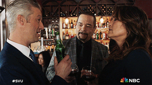 a nbc ad shows a group of people talking