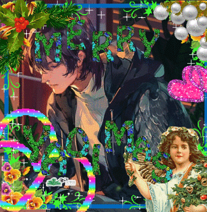 a picture of a man and a girl with the words merry christmas