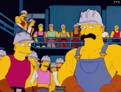 Steel Mill GIF - The Simpsons Gay Lgbt GIFs