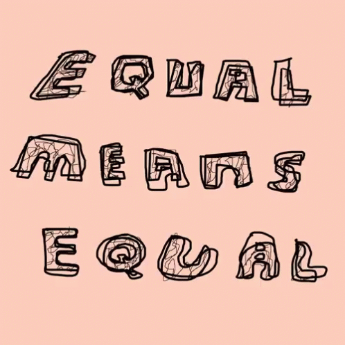 Equal Means Equal GIF - Equal Means Equal Equal Means Equal GIFs