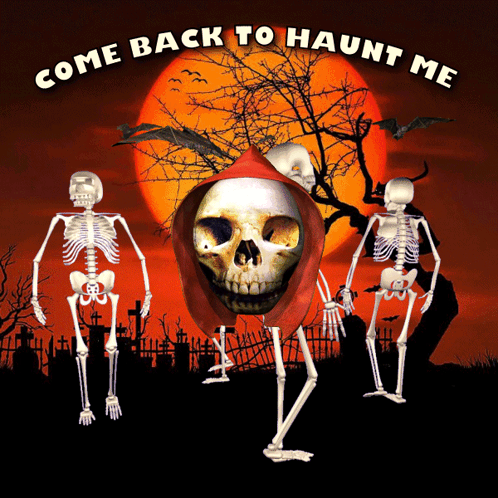 Come Back To Haunt Me GIF - Come Back To Haunt Me Skull GIFs