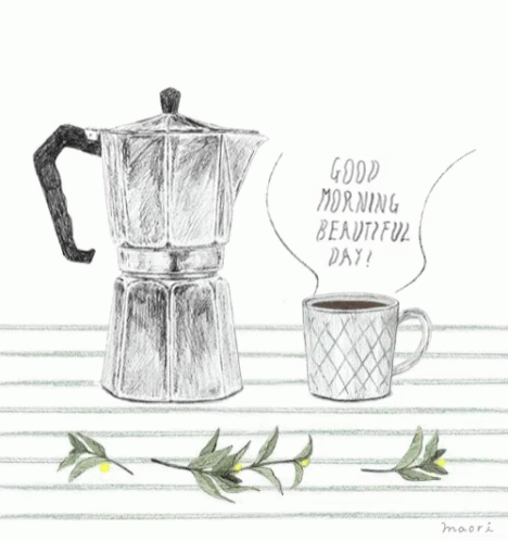 Good Morning Beautiful Day GIF - Good Morning Beautiful Day Coffee GIFs