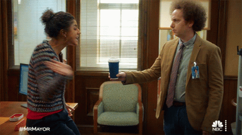 Spill The Water Leslie GIF - Spill The Water Leslie Mikaela Shaw GIFs
