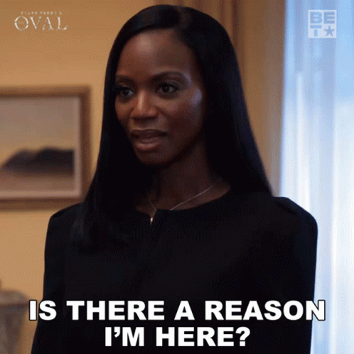 Is There A Reason Im Here Priscilla Owens GIF - Is There A Reason Im Here Priscilla Owens The Oval GIFs