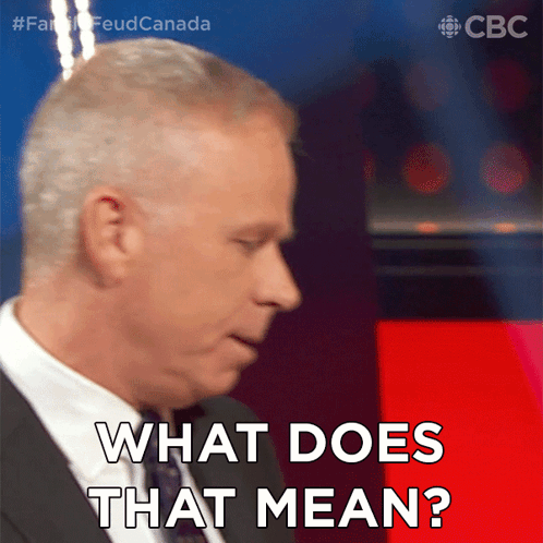 What Does That Mean Gerry Dee GIF - What Does That Mean Gerry Dee Family Feud Canada GIFs