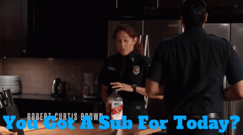 Station19 Andy Herrera GIF - Station19 Andy Herrera You Got A Sub For Today GIFs