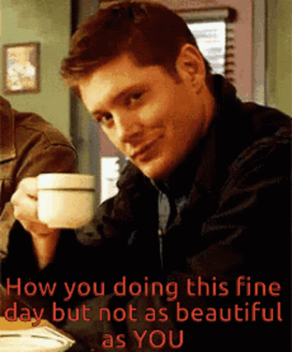 Wink Dean Winchester GIF - Wink Dean Winchester How You Doing GIFs