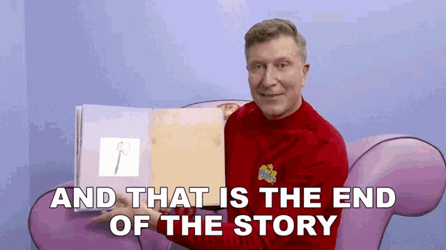 And That Is The End Of The Story Simon Wiggle GIF - And That Is The End Of The Story Simon Wiggle The End GIFs
