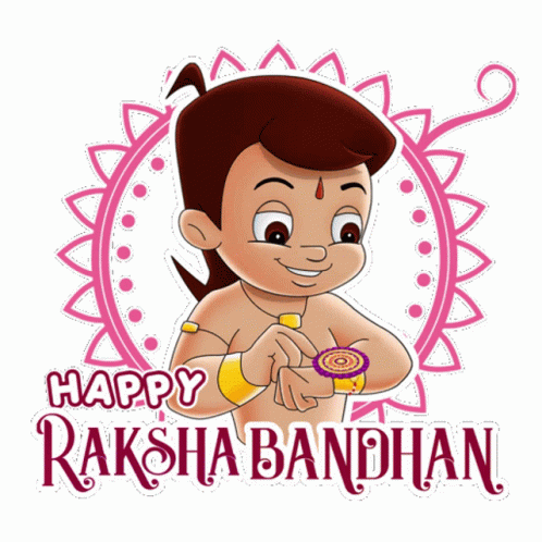 Happy Raksha Bandhan Chhota Bheem GIF
