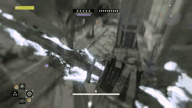 a screenshot of a video game shows a person flying through the air with a score of 00000