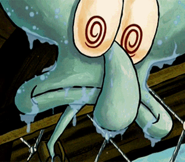 Squidward Thighs GIF - Squidward Thighs Sweating GIFs