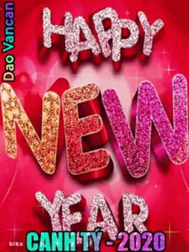 Lênhân Happy New Year GIF - Lênhân Happy New Year Sparkle GIFs