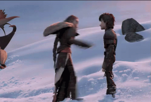 Mother And Son Hugging - How To Train Your Dragon GIF - How To Train Your Dragon Hug Hugging GIFs
