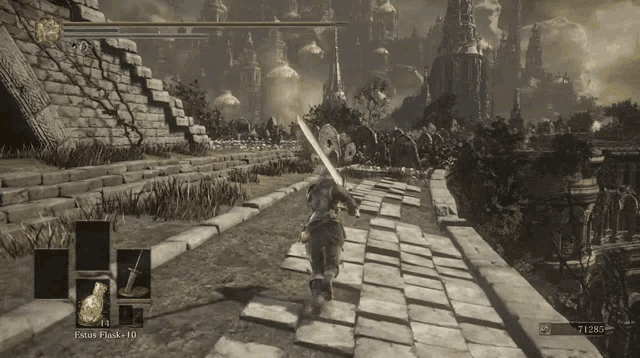 a screenshot of a video game with the number 71285