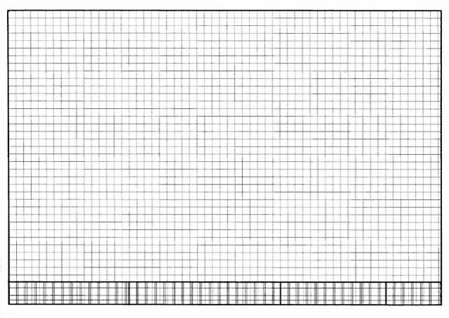 a black and white grid on a white background with a border .